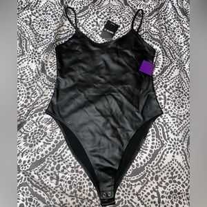 Forever 21 Leather Bodysuit